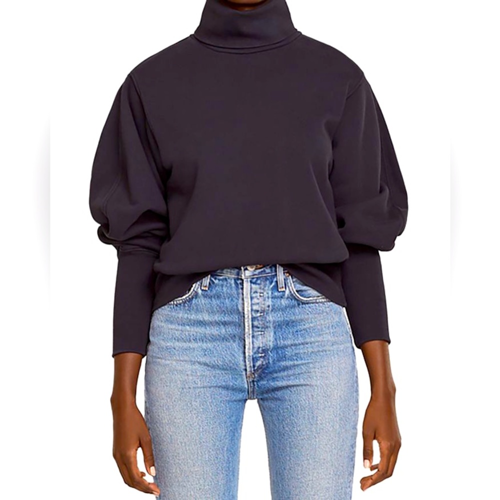 Agolde Black Turtleneck Sweater